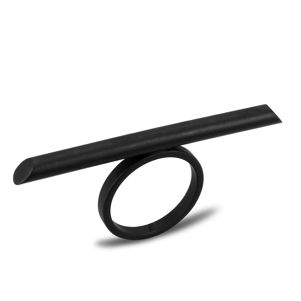 JCE4259 Ruthenium Brass Ring with No Stone