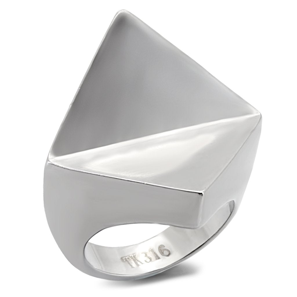 JCE136 High polished (no plating) Stainless Steel Ring with No Stone