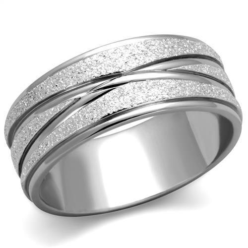 JCE1671 High polished (no plating) Stainless Steel Ring with No Stone
