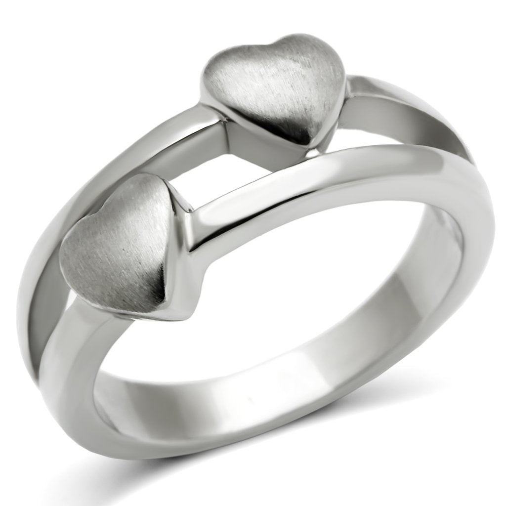 JCE398 High polished (no plating) Stainless Steel Ring with No Stone